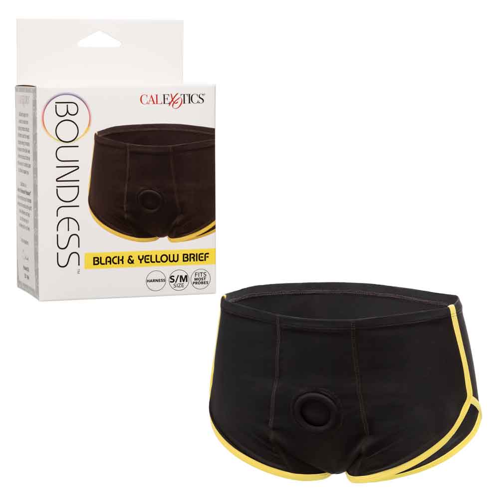 Boundless Black and Yellow Brief - Small/medium -  Black/yellow