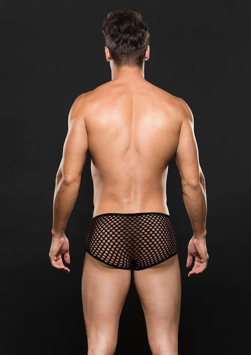 Modern Fishnet Trunk - Large/xlarge - Black