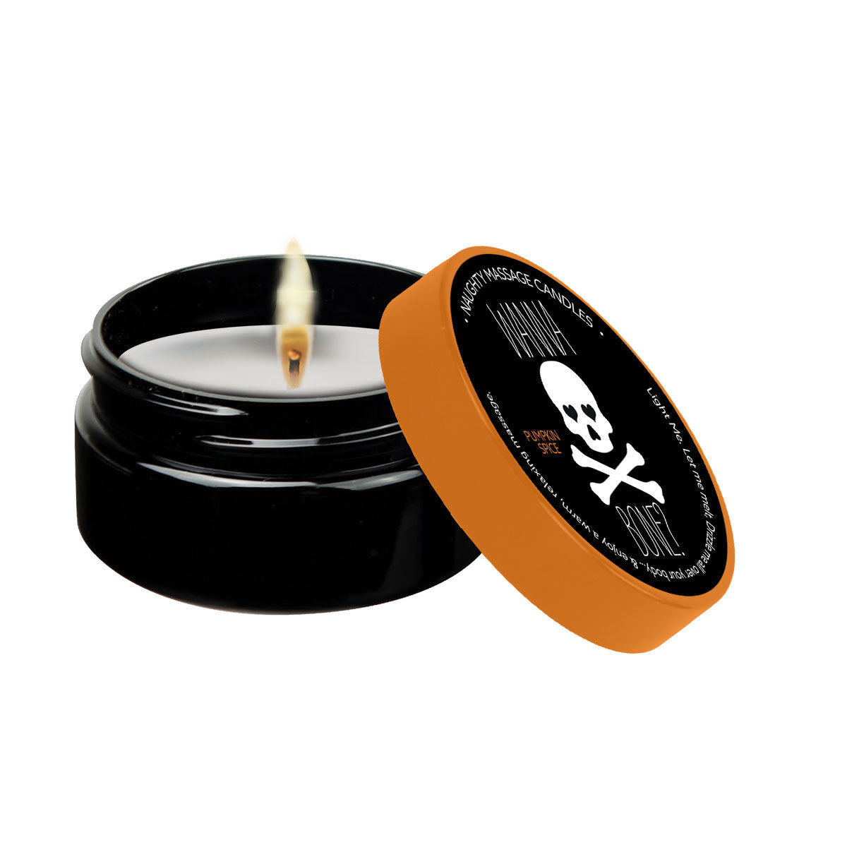 "Naughty Massage Candle - Wanna Bone - Pumpkin Spice KS14308"