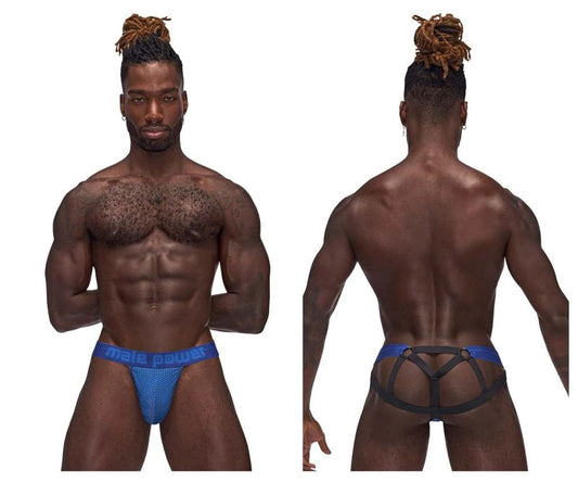 Sexagon Strappy Ring Jock - Small/medium - Royal