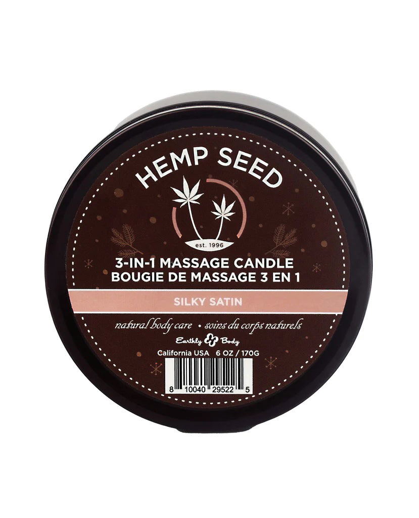 3-in-1 Massage Candle - 6 Oz. - Silky Satin EB-HSCH022C